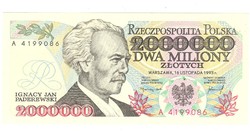 2000000 zloty zlotych 1993 Lengyelország aUNC