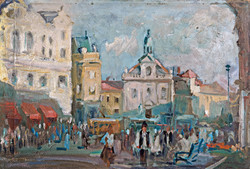 Gádor Emil- "Széchenyi tér Pécs"
