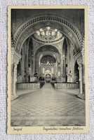 Régi képeslap Szeged Fogadalmi templom főoltára