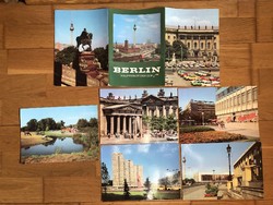 Nagyméretű régi BERLIN képeslap tömb - 5 db -os
