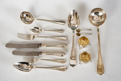 Silver cutlery set for 12 people (fm20) - franz rumwolf