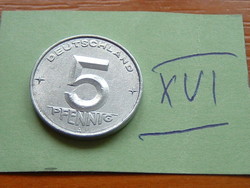 NÉMET NDK 5 PFENNIG 1952 A, A (Berlin Mint, Berlin) XVI.