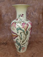 Zsolnay orchideás kézzelfestett 27 cm váza ( hibás )