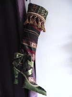 Barokk textil csizma