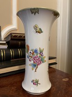Eredeti Viktória mintás Herendi porcelán váza 1 Forintról!!!