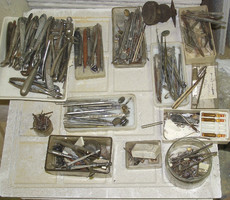Fogászati ​​műszerek az 1970-es évekből
