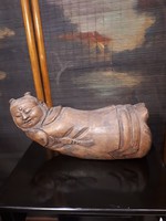 China bamboo carved pillow