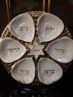 Seder bowl made of Carlsbad porcelain
