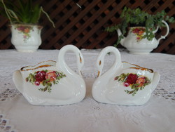 ROYAL ALBERT " Old Country Roses " Angol  csontporcelán hattyú