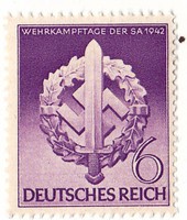 Német birodalom emlékbélyeg 1942