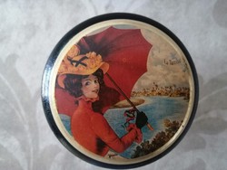 Pagani Lecco Italy, francia korabeli poszteres fémdoboz