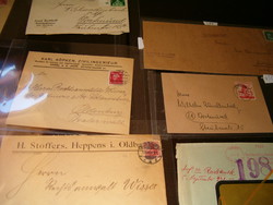 50 db Német birodalmi  levél boríték Horogkereszt bélyegző harmadik birodalom weimar stb