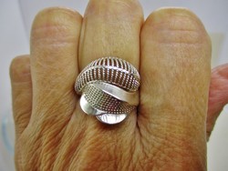 Egyedi szép kézműves  ezüst gyűrű