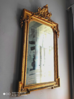 Eredeti antik tükör velencei, gyönyörűen faragva