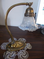 Szecesszios női asztali lámpa