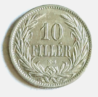 10 fillér 1908