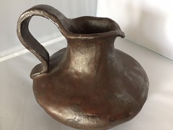 GL jelzéssel mázas kerámia váza- art ceramic vase (D1)