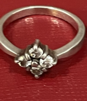 Antik Cirkon Köves  Ezüst Gyűrű