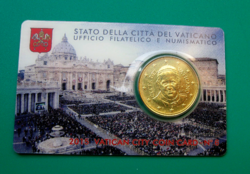 50 cent Vatikán 2015 - hivatalos érmekártya No. 6 (BU)