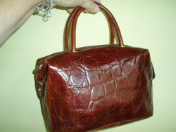 Vintage Italian small genuine leather handbag