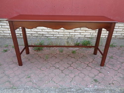 Mahogany console table