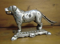 Szecessziós antik asztali dió - mogyoró törő kutya