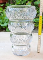 Polished, crystal glass vase (1851)