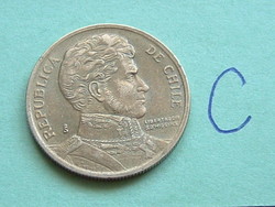 Chile 10 pesos 1994 so (santiago mint, b. O'higgins aluminum bronze #c
