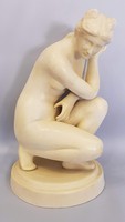 Ceramic sculpture, female nude