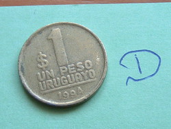 URUGUAY 1 PESOS 1994 ARTIGAS SO (SANTIAGO) #D
