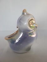 Hungarian industrial artist ceramic owl figurine vase