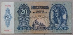 Magyarország 20 Pengő 1941 F
