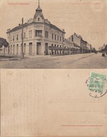 Hódmezővásárhely Hódmező-Vásárhely Közigazdasági bank és Uránia színház 1908 RK Magyar Hungary