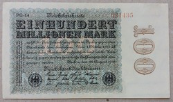 Németország 100 millió Márka 1923 aUNC