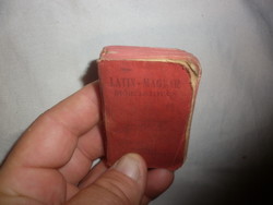 Antik kis latin magyar mini szótár 7cm