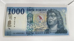 1000 Forint MINTA 2021.