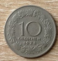 Ausztria 10 Groschen 1925
