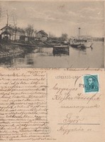Mohács DDSG Hajóállomás 1934 RK Magyar Hungary