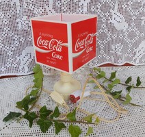 Retro Coca Cola Coke  presszó reklám lámpa Colás asztali lámpa ,  nosztalgia darab, működik ,üdítős