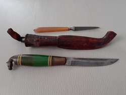 Antik Iisakki Jarvenpáá Kauhava tradícionális puukko kés tőr 1940-es évek