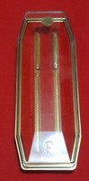 Retro pevdi pax pen with 24 carat gold plating in a new box
