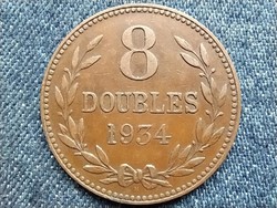 Guernsey bronz 8 Double 1934 H (id54314)
