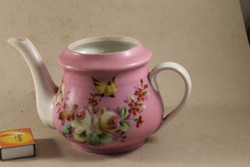 Antik kézzel festett pillangós teás kanna 161