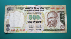 INDIA –500 Rúpia Bankjegy –2000-