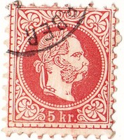 Ausztria forgalmi bélyeg 1867