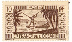 Francia Óceánia forgalmi bélyeg 1934