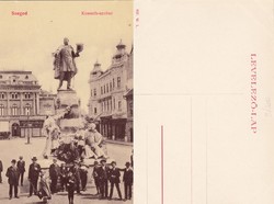 Szeged Kossuth szobor kb1915 RK Magyar Hungary