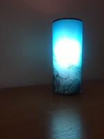 Muránoi lámpa magában festett üveg