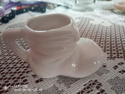 Tündéri mini bakancs kerámia csésze
