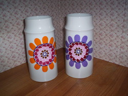 Pair of Retro Raven House Vases {p34}